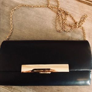Black and gold clutch